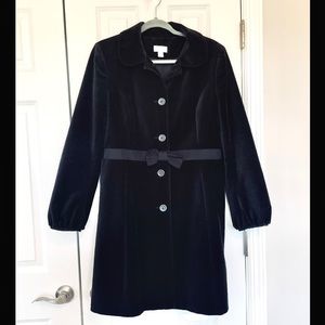 LOFT Velvet Dress Coat